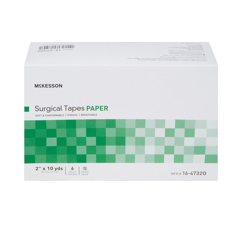 Medical Tape McKesson White 2 Inch X 10 Yard Paper NonSterile