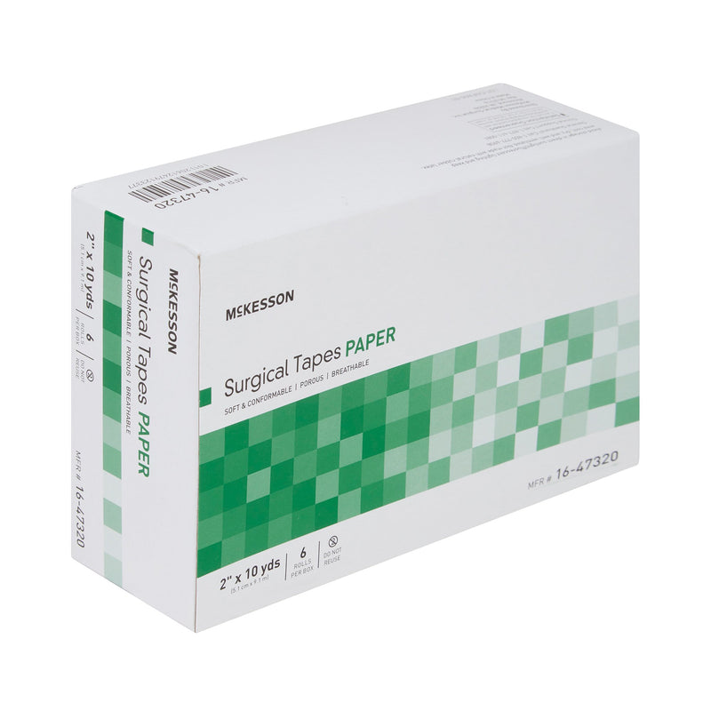 Medical Tape McKesson White 2 Inch X 10 Yard Paper NonSterile