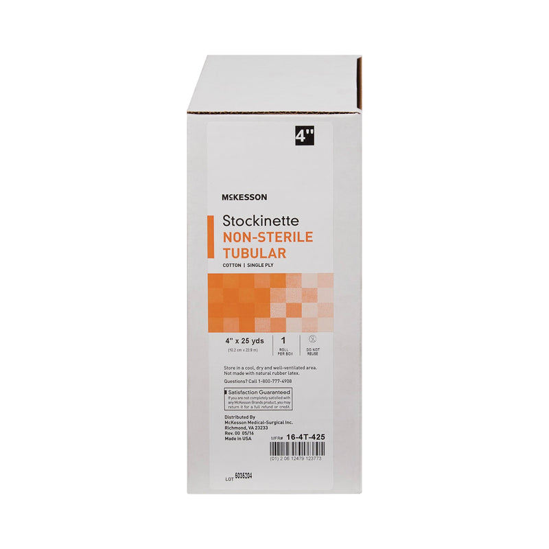 Stockinette Tubular McKesson 4 Inch X 25 Yard Cotton NonSterile