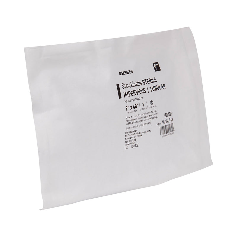 Surgical Stockinette Impervious / Tubular McKesson 9 W X 48 L Inch Sterile