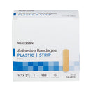Adhesive Strip McKesson 3/4 X 3 Inch Plastic Rectangle Tan Sterile