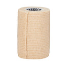 Cohesive Bandage McKesson 3 Inch X 5 Yard Self-adherent Closure Tan NonSterile Standard Compression