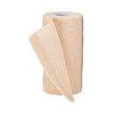 Cohesive Bandage McKesson 4 Inch X 5 Yard Self-adherent Closure Tan NonSterile Standard Compression