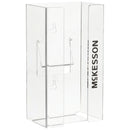 Glove Box Holder McKesson Horizontal or Vertical Mounted 1-Box Capacity Clear 4 X 5-1/2 X 10 Inch Plastic