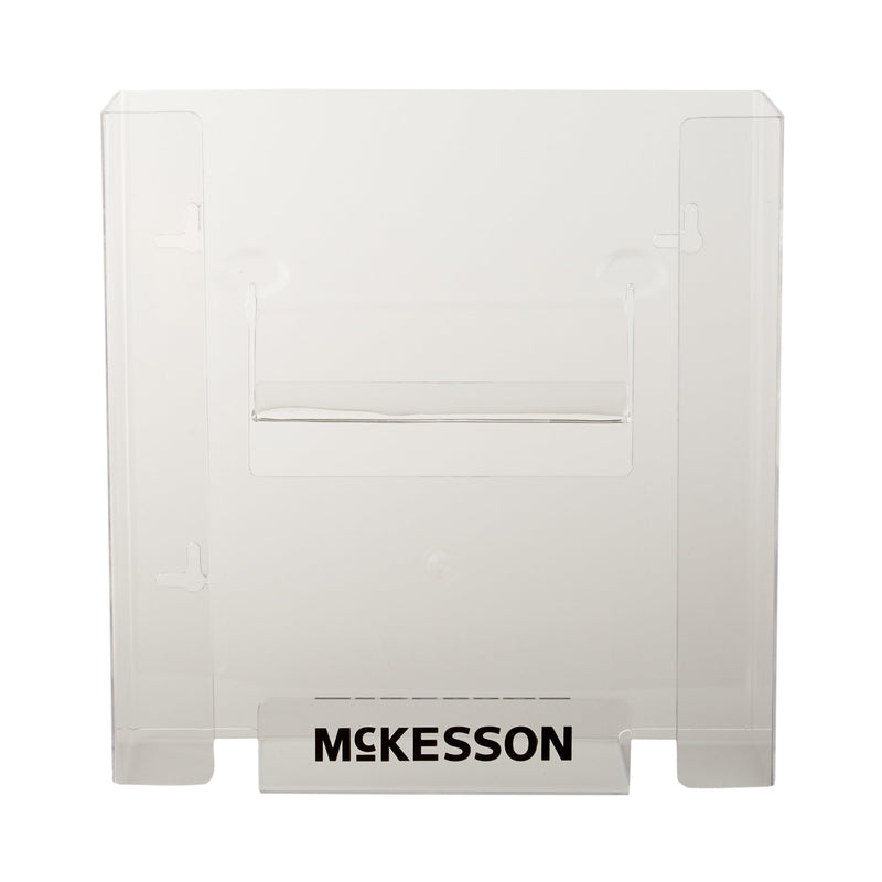 Glove Box Holder McKesson Horizontal or Vertical Mounted 2-Box Capacity Clear 4 X 10 X 10-3/4 Inch Plastic