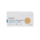 Adhesive Spot Bandage McKesson 1 Inch Plastic Round Tan Sterile