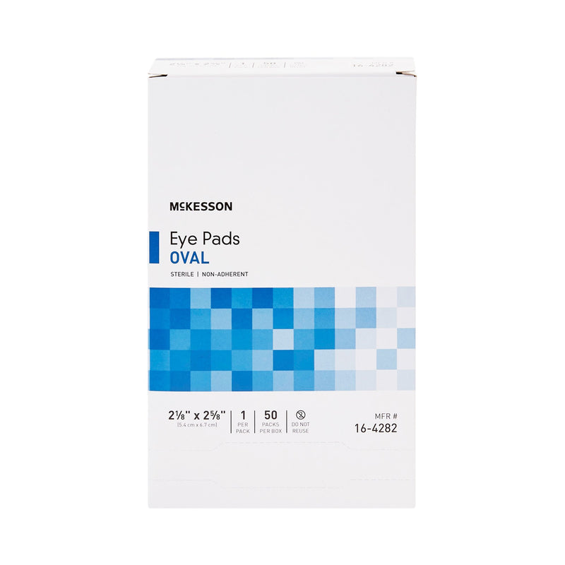 Eye Pad McKesson 2-1/8 X 2-5/8 Inch Sterile 1 per Pack