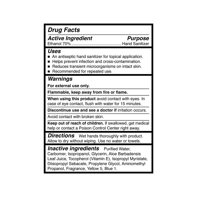 Hand Sanitizer with Aloe McKesson Premium 1,000 mL Ethyl Alcohol Gel Dispenser Refill Bag