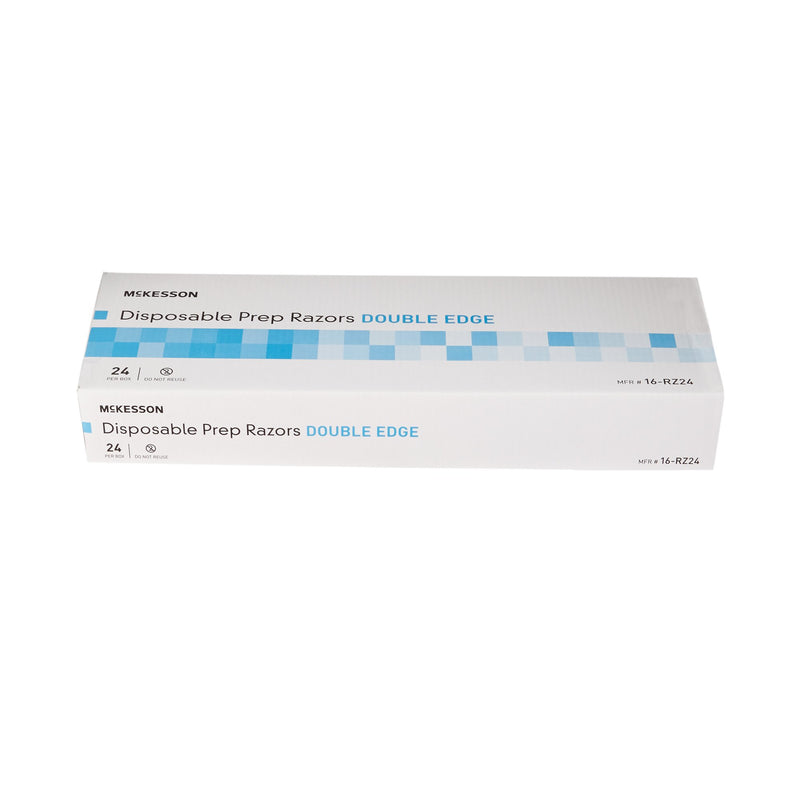 Surgical Prep Razor McKesson Double Edge Single Blade NonSterile Disposable