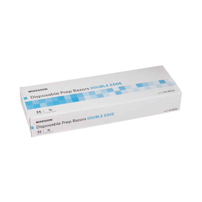 Surgical Prep Razor McKesson Double Edge Single Blade NonSterile Disposable