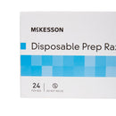Surgical Prep Razor McKesson Double Edge Single Blade NonSterile Disposable