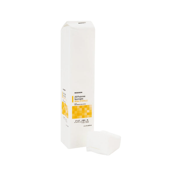 Nonwoven Sponge McKesson 2 X 2 Inch 4-Ply NonSterile 200 per Pack