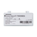 Cover Glass McKesson Square No. 1 Thickness 22 X 22 mm