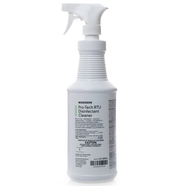 Surface Disinfectant Cleaner McKesson Pro-Tech Quaternary Based J-Fill® Dispensing Systems Liquid 32 oz. Bottle Floral Scent NonSterile