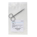 Iris Scissors McKesson Argent™ 4-1/2 Inch Length OR / Surgical Grade Stainless Steel Finger Ring Handle Straight Sharp Tip / Sharp Tip