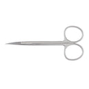 Iris Scissors McKesson Argent™ 4-1/2 Inch Length OR / Surgical Grade Stainless Steel Finger Ring Handle Curved Sharp Tip / Sharp Tip