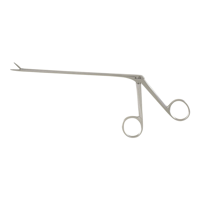 Alligator Forceps McKesson Argent™ Noyes 5-1/2 Inch Length OR / Surgical Grade German Stainless Steel NonSterile NonLocking Finger Ring Handle Straight Serrated Tips