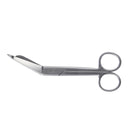 Bandage Scissors McKesson Argent™ Lister 5-1/2 Inch Length Surgical Grade Stainless Steel NonSterile Finger Ring Handle Angled Blunt Tip / Blunt Tip