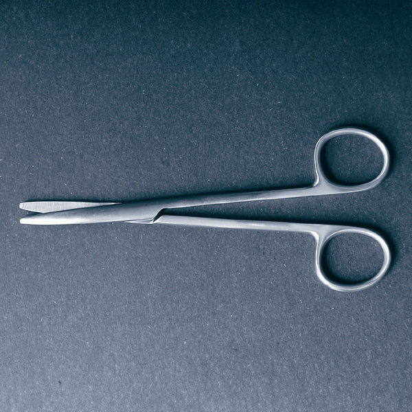 Dissecting Scissors McKesson Argent™ Metzenbaum 5-1/2 Inch Length Surgical Grade Stainless Steel NonSterile Finger Ring Handle Straight Blunt Tip / Blunt Tip