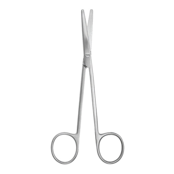 Dissecting Scissors McKesson Argent™ Metzenbaum 5-1/2 Inch Length Surgical Grade Stainless Steel NonSterile Finger Ring Handle Curved Blunt Tip / Blunt Tip
