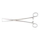 Tenaculum Forceps McKesson Argent™ Schroeder-Braun 9-3/4 Inch Length OR / Surgical Grade German Stainless Steel NonSterile Locking Finger Ring Handle Straight 1 X 1 Prongs