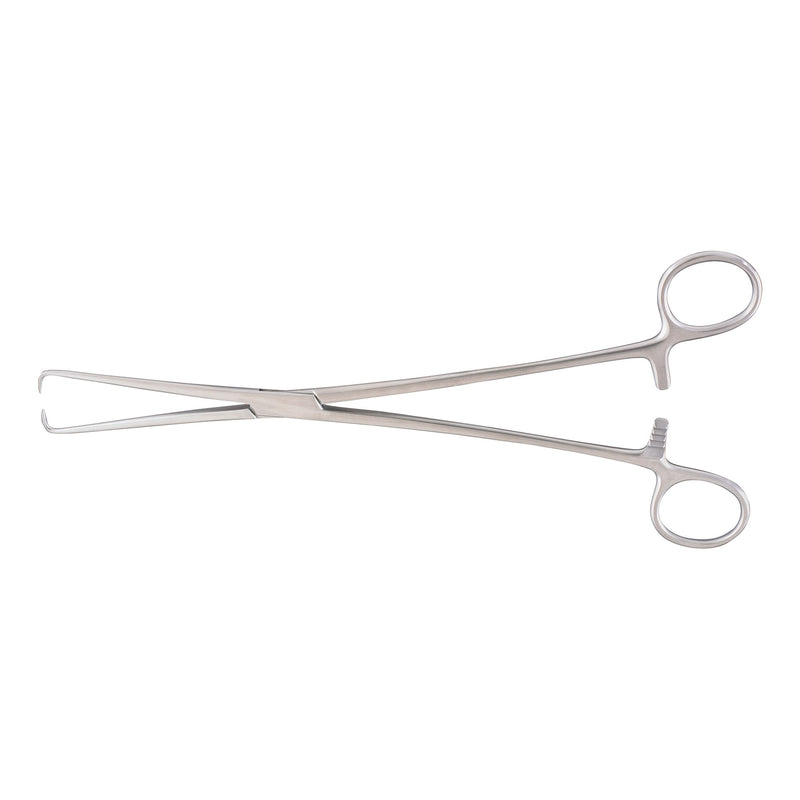 Tenaculum Forceps McKesson Argent™ Schroeder-Braun 9-3/4 Inch Length OR / Surgical Grade German Stainless Steel NonSterile Locking Finger Ring Handle Straight 1 X 1 Prongs