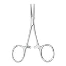 Mosquito Forceps McKesson Argent™ Hartmann 3-1/2 Inch Length OR / Surgical Grade German Stainless Steel NonSterile Locking Finger Ring Handle Straight Serrated Tips