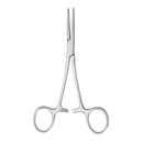 Mosquito Forceps McKesson Argent™ Halsted 5 Inch Length OR / Surgical Grade German Stainless Steel NonSterile Locking Finger Ring Handle Straight Serrated Tips