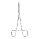 Hemostatic Forceps McKesson Argent™ Crile 6-1/4 Inch Length OR / Surgical Grade German Stainless Steel NonSterile Locking Finger Ring Handle Straight Serrated Tips