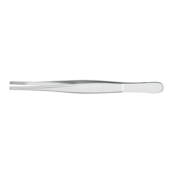 Iris Forceps McKesson Argent™ Von Graefe 4-1/2 Inch Length OR / Surgical Grade German Stainless Steel NonSterile NonLocking Thumb Handle Straight Serrated Tips