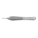 Dressing Forceps McKesson Argent™ Adson 4-3/4 Inch Length OR / Surgical Grade German Stainless Steel NonSterile NonLocking Thumb Handle Straight Serrated Tips