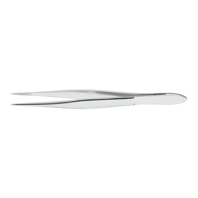 Splinter Forceps McKesson Argent™ 4-1/2 Inch Length OR / Surgical Grade German Stainless Steel NonSterile NonLocking Thumb Handle Straight Pointed Tips