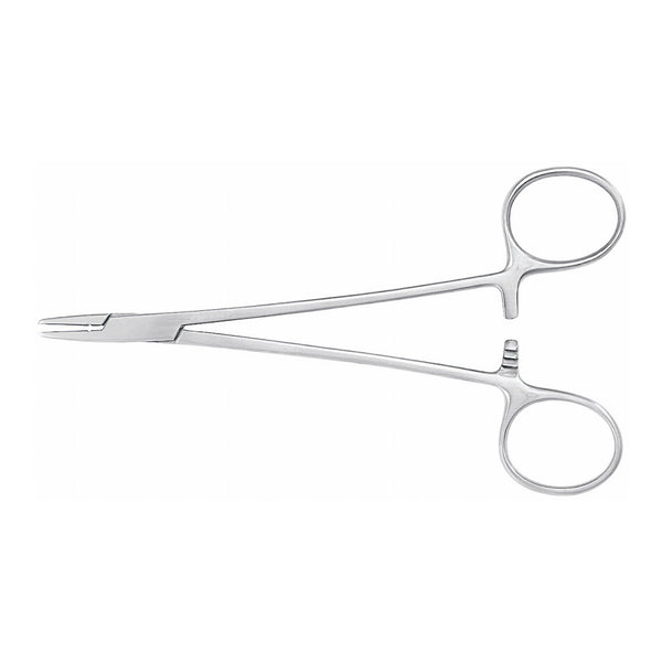 Needle Holder McKesson Argent™ Crile-Wood 6 Inch Length Serrated Jaws Finger Ring Handle