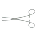 Tissue Forceps McKesson Argent™ Allis 6 Inch Length OR / Surgical Grade German Stainless Steel NonSterile Locking Finger Ring Handle Straight 4 X 5 Teeth