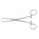 Tissue Forceps McKesson Argent™ Allis 6 Inch Length OR / Surgical Grade German Stainless Steel NonSterile Locking Finger Ring Handle Straight 5 X 6 Teeth