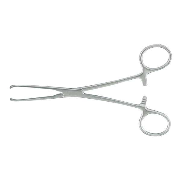 Tissue Forceps McKesson Argent™ Allis 6 Inch Length OR / Surgical Grade German Stainless Steel NonSterile Locking Finger Ring Handle Straight 5 X 6 Teeth