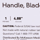 Scalpel Handle McKesson Pakistan Stainless Steel Size 3