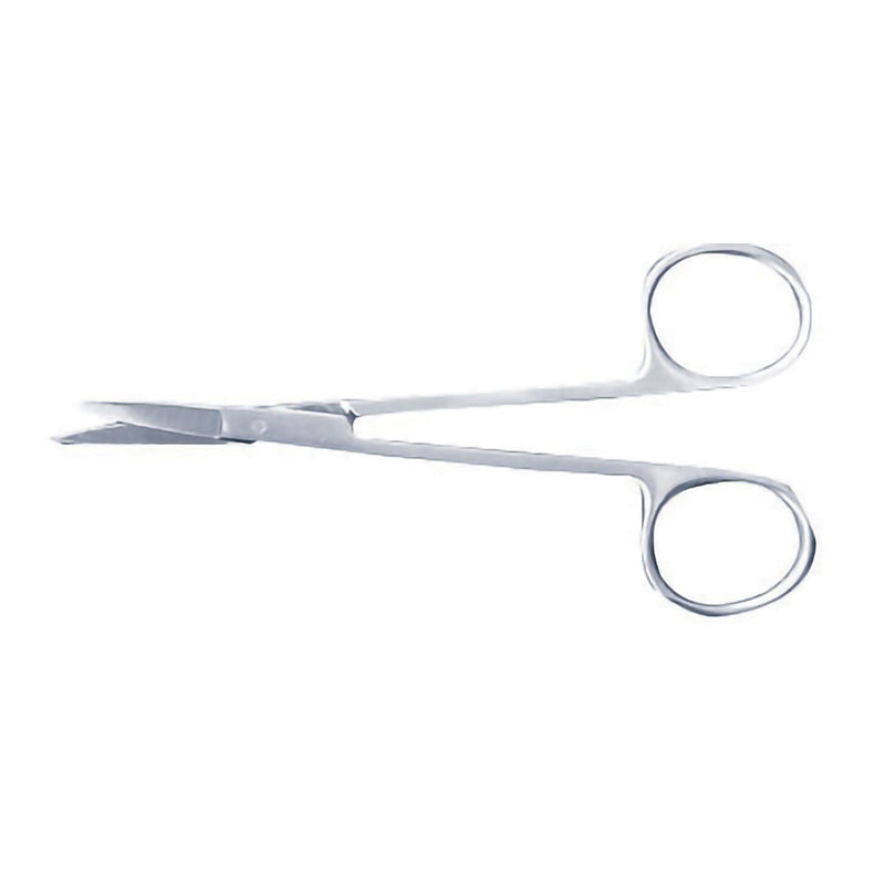 Iris Scissors McKesson 4-1/8 Inch Length Office Grade Stainless Steel Finger Ring Handle Sharp Tip / Sharp Tip