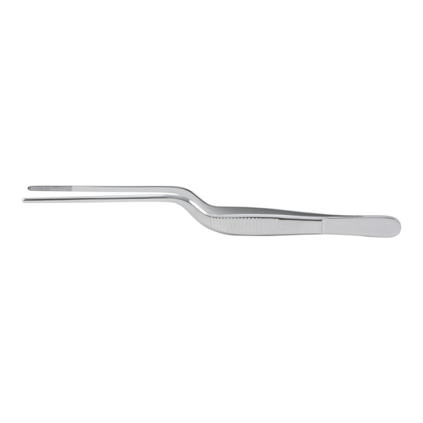 Ear Forceps McKesson Lucae 5-1/2 Inch Length Floor / Office Grade Pakistani Stainless Steel NonSterile NonLocking Thumb Handle Straight Serrated Tips
