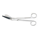 Plaster Shears McKesson Esmarch 8 Inch Length Office Grade Stainless Steel NonSterile Finger Ring Handle Angled Blunt Tip / Blunt Tip