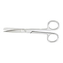 Operating Scissors McKesson 5-1/2 Inch Length Office Grade Stainless Steel Finger Ring Handle Straight Sharp Tip / Sharp Tip
