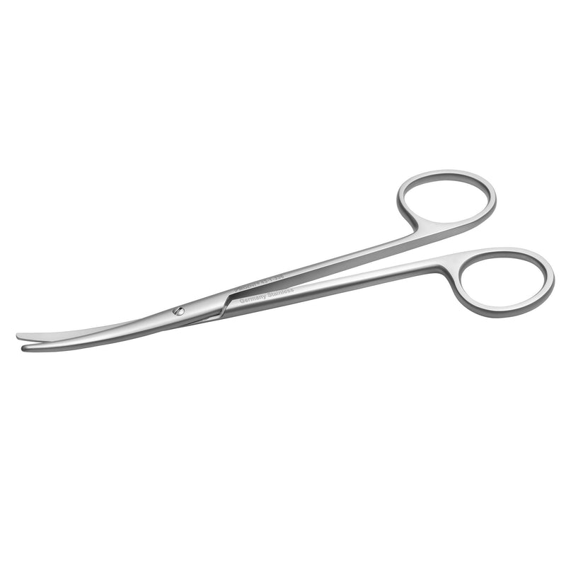 Dissecting Scissors McKesson Metzenbaum 5-1/2 Inch Length Office Grade Stainless Steel Finger Ring Handle Curved Blunt Tip / Blunt Tip