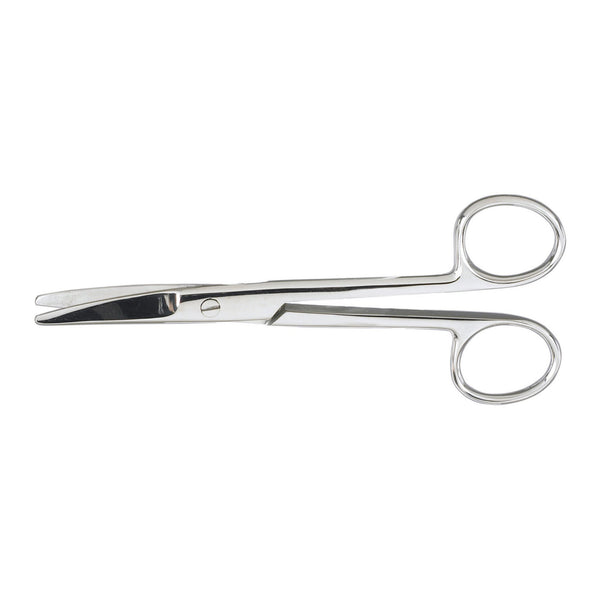 Dissecting Scissors McKesson Metzenbaum 5-1/2 Inch Length Office Grade Stainless Steel Finger Ring Handle Curved Blunt Tip / Blunt Tip