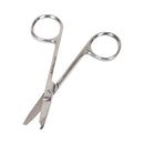 Stitch Scissors McKesson Spencer 3-1/2 Inch Length Office Grade Stainless Steel NonSterile Finger Ring Handle Straight Blunt Tip / Blunt Tip