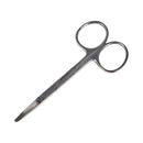 Stitch Scissors McKesson Spencer 3-1/2 Inch Length Office Grade Stainless Steel NonSterile Finger Ring Handle Straight Blunt Tip / Blunt Tip