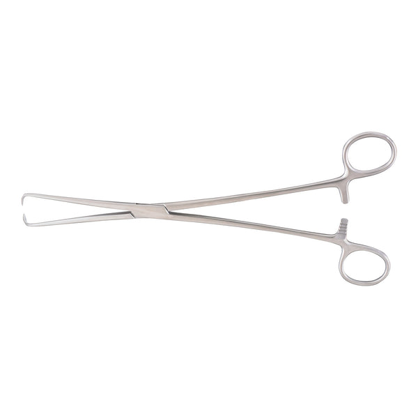 Tenaculum Forceps McKesson Schroeder-Braun 9-3/4 Inch Length Floor / Office Grade Pakistani Stainless Steel NonSterile Locking Finger Ring Handle Straight 1 X 1 Prongs