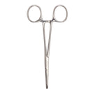 Hemostatic Forceps McKesson Kelly 5-1/2 Inch Length Floor / Office Grade Pakistani Stainless Steel NonSterile Locking Finger Ring Handle Straight Serrated Tips