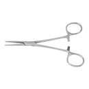 Hemostatic Forceps McKesson Crile 5-1/2 Inch Length Floor / Office Grade Pakistani Stainless Steel NonSterile Locking Finger Ring Handle Straight Serrated Tips
