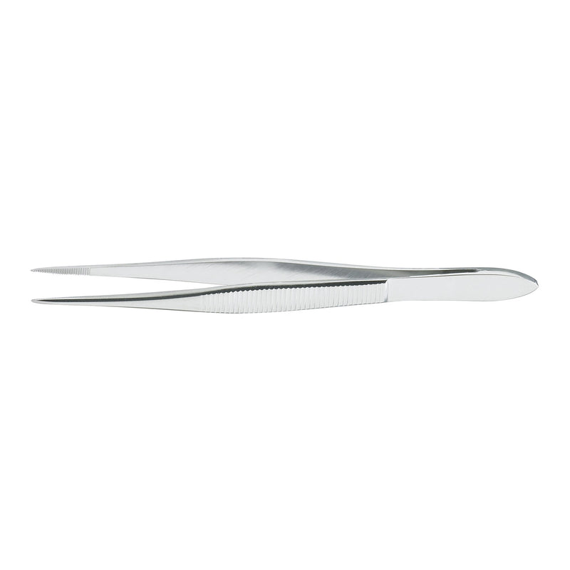 Splinter Forceps McKesson 4-1/2 Inch Length Floor / Office Grade Pakistani Stainless Steel NonSterile NonLocking Thumb Handle Straight Pointed Tips