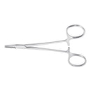 Needle Holder McKesson Halsey 5 Inch Length Smooth Jaws Finger Ring Handle